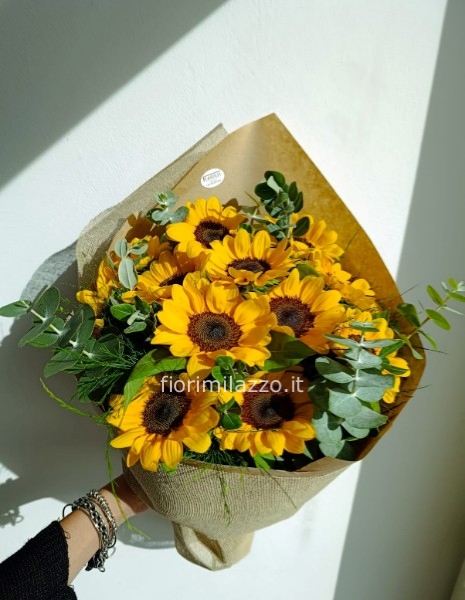 Bouquet di girasoli