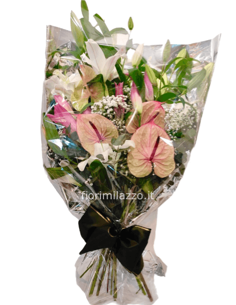 Fascio Funebre fiori assortiti piccolo